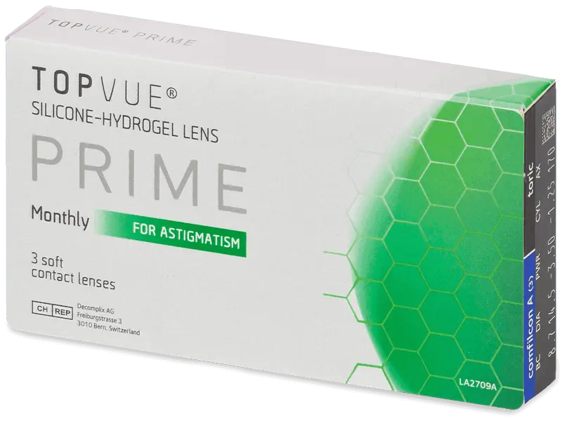 TopVue Prime for Astigmatism (3 čočky)