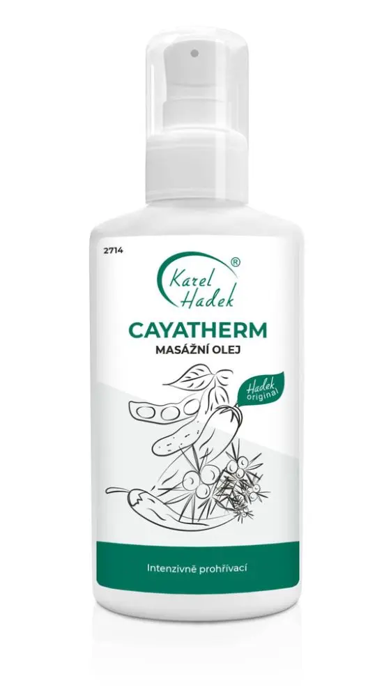 Hadek Cayatherm Masážní olej