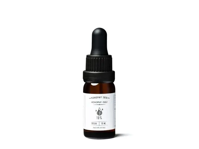 Konopný Táta CBD Konopný olej 10% 10 ml