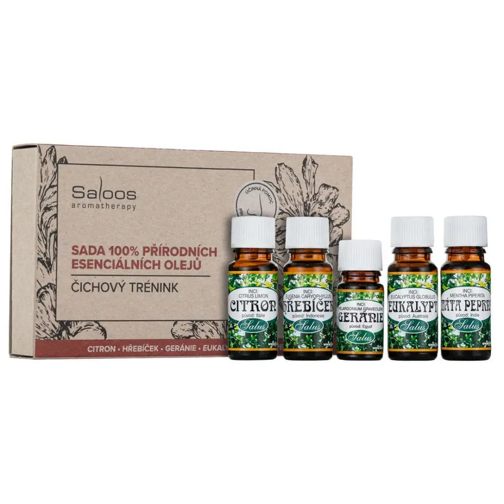 Saloos Čichový trénink Sada esenciálních olejů 5x10 ml