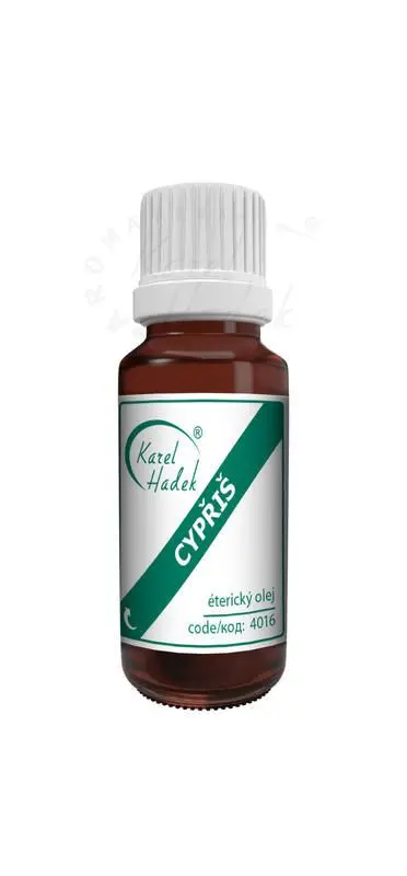 Hadek Éterický olej Cypřiš velikost: 20 ml