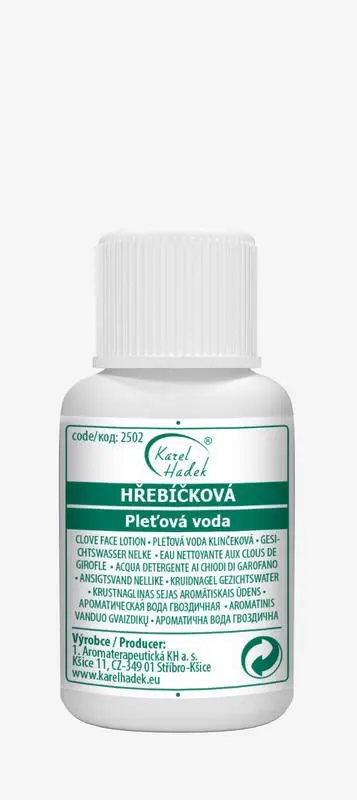 Hřebíčková Pleťová voda Hadek velikost: 20 ml