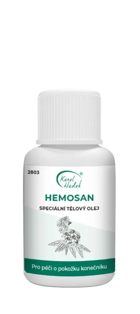 Hemosan-Speciální Tělový olej na hemoroidy Hadek velikost: 20 ml