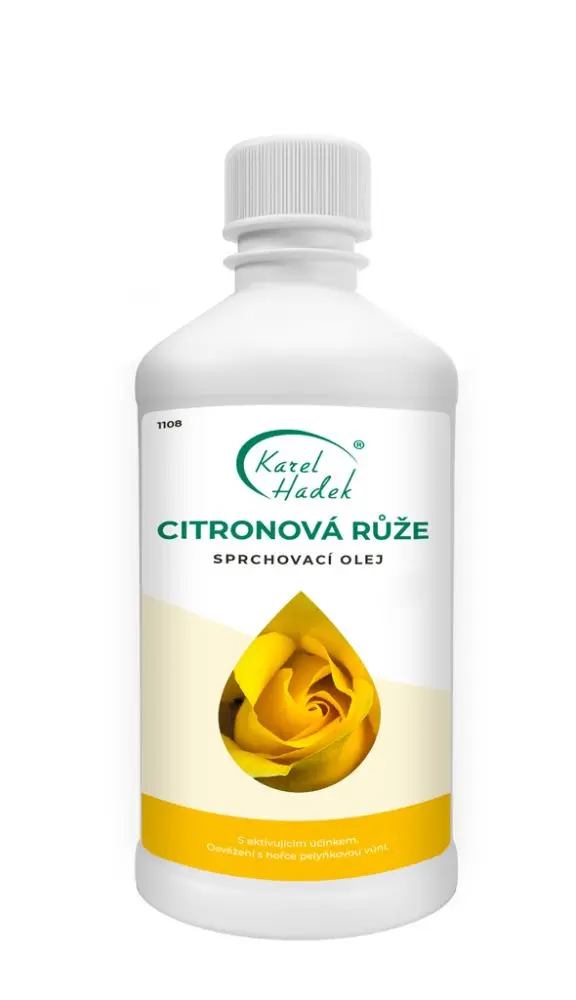 Citrónová růže Sprchový olej Hadek velikost: 500 ml