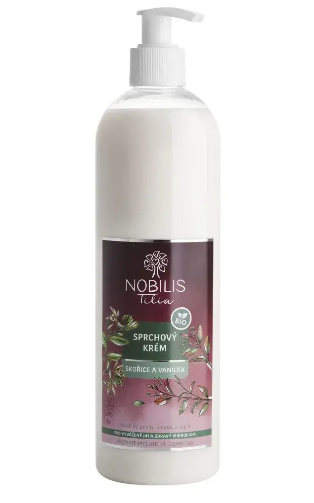 Nobilis Tilia Sprchový krém Skořice a vanilka 200 ml velikost: 500 ml
