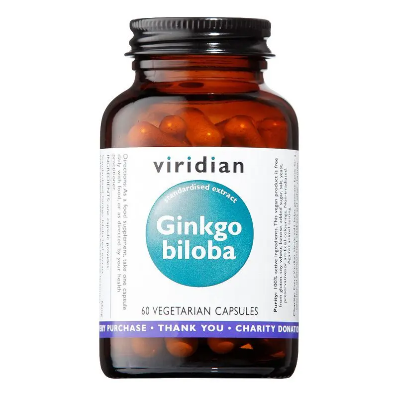 Ginkgo Biloba, 60 kapslí