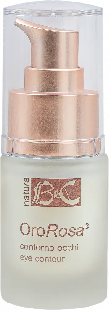 BeC Natura OroRosa - Krém na oční okolí s trojím účinkem 15 ml