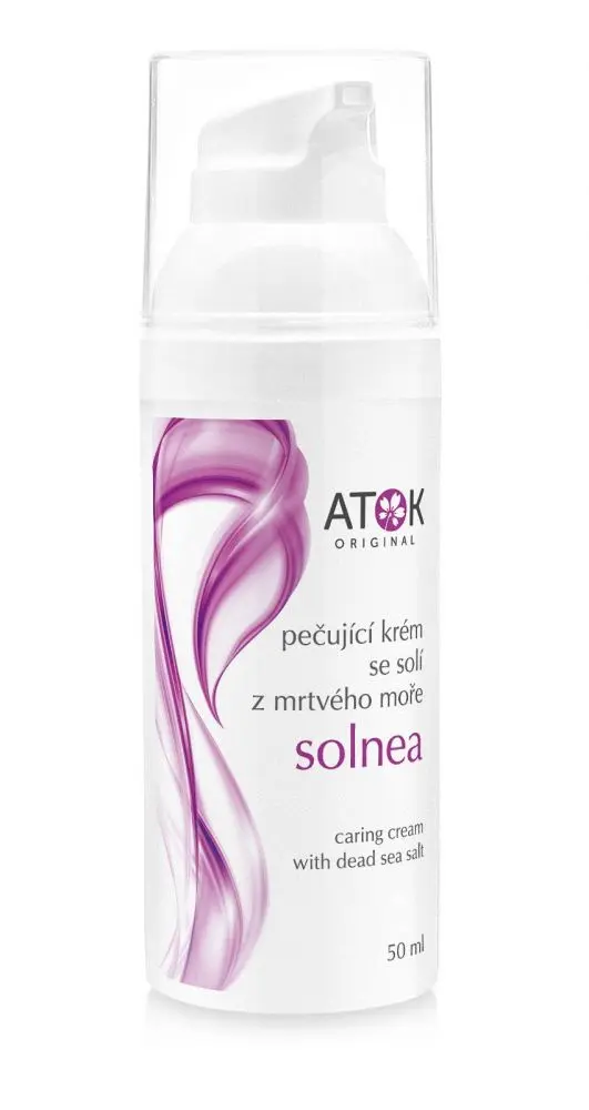 Pečující krém Solnea se solí z Mrtvého moře Atok