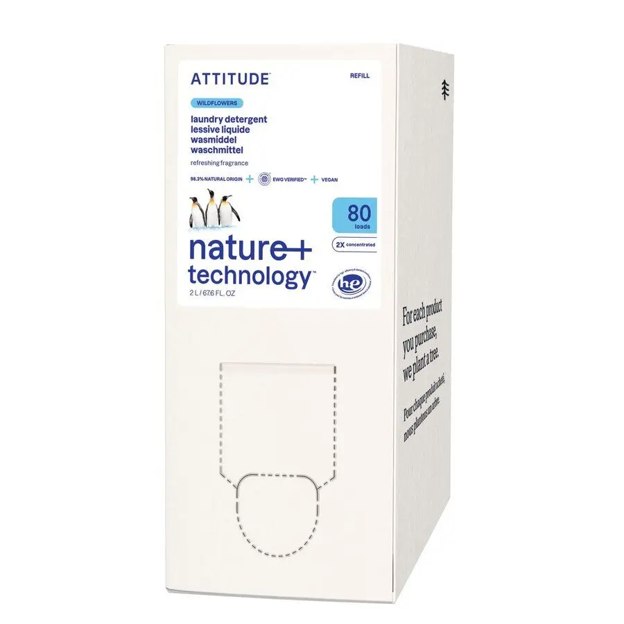 Prací gel ATTITUDE s vůní lučních květin - náhradní kanystr 2 l