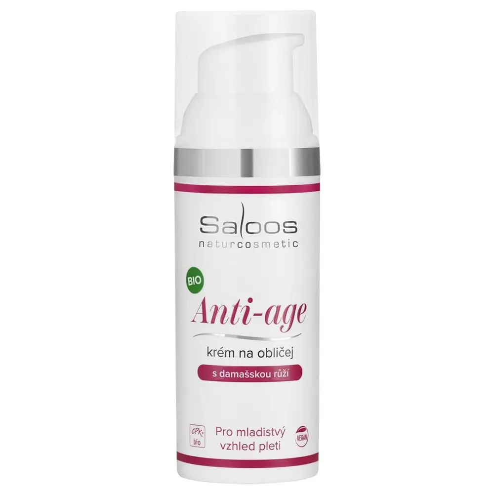 Saloos Přírodní Anti-age krém s růží 50 ml
