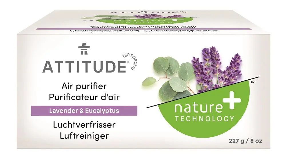 Přírodní čistící osvěžovač vzduchu ATTITUDE s vůní levandule a eukalyptu 227 g