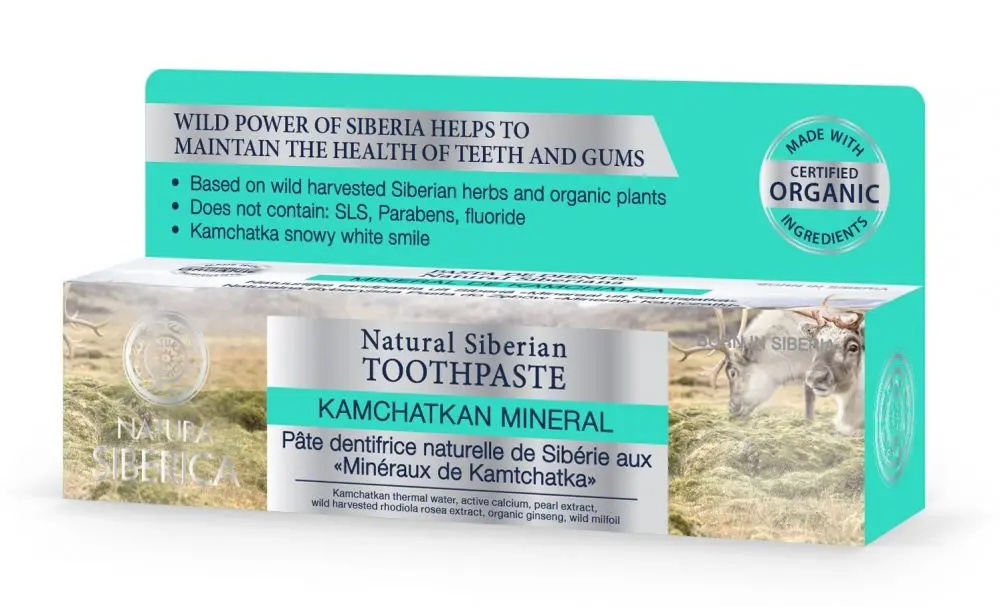 Natura Siberica Přírodní sibiřská zubní pasta «Kamčatská minerální» 100g