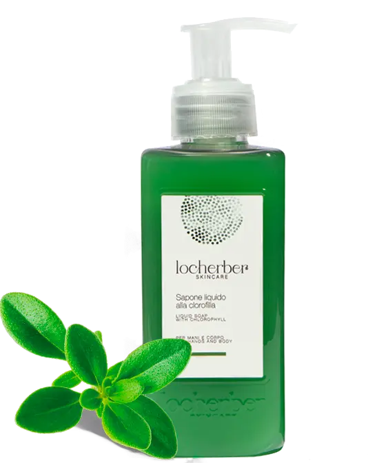 Přírodní tekuté mýdlo s chlorofylem Locherber 250ml