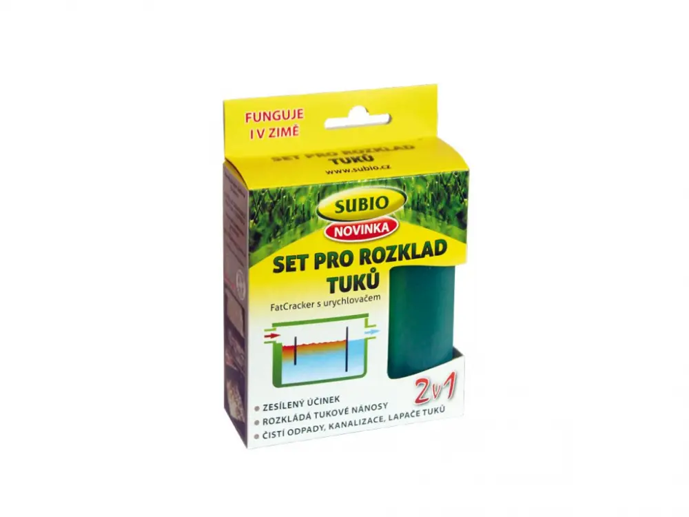 Set pro rozklad tuků s urychlovačem Subio 50g+80ml