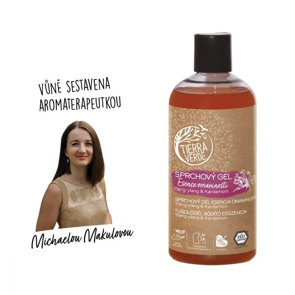 Tierra Verde Sprchový gel Esence omamnosti – Ylang-ylang & Kardamom 230 ml