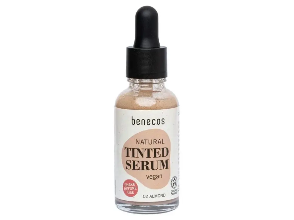 Benecos Tónované pleťové sérum - 02 almond 30 ml BIO