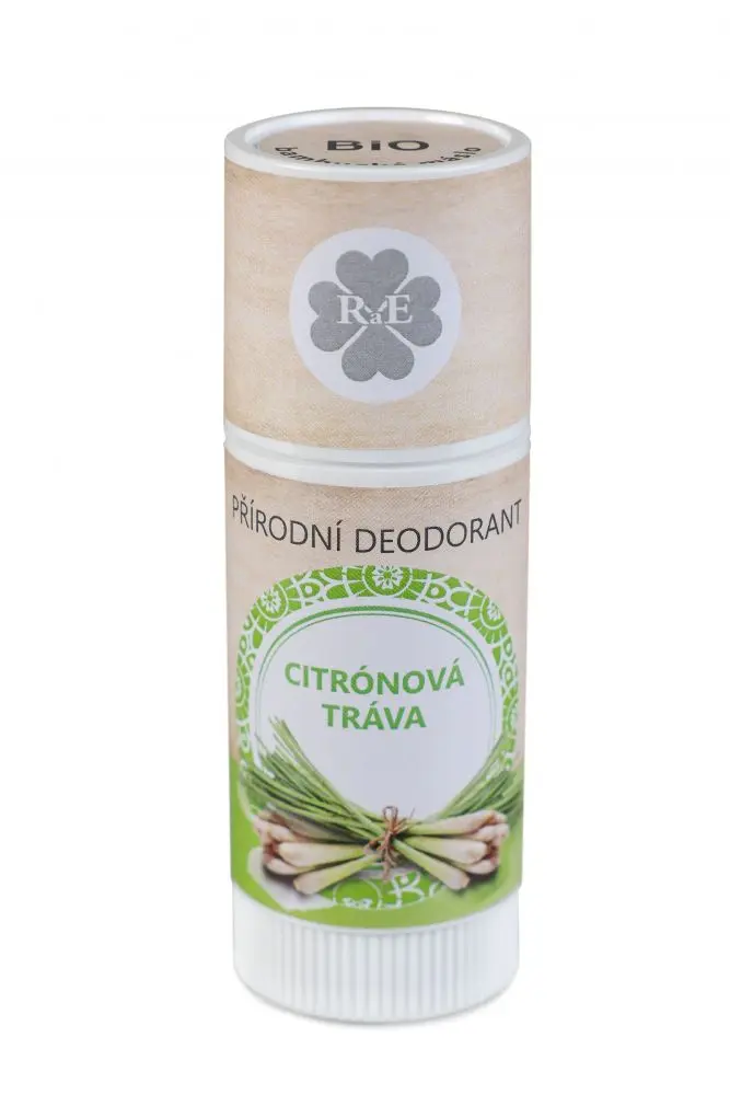 RaE přírodní tuhý deodorant Citrónová tráva 25 ml