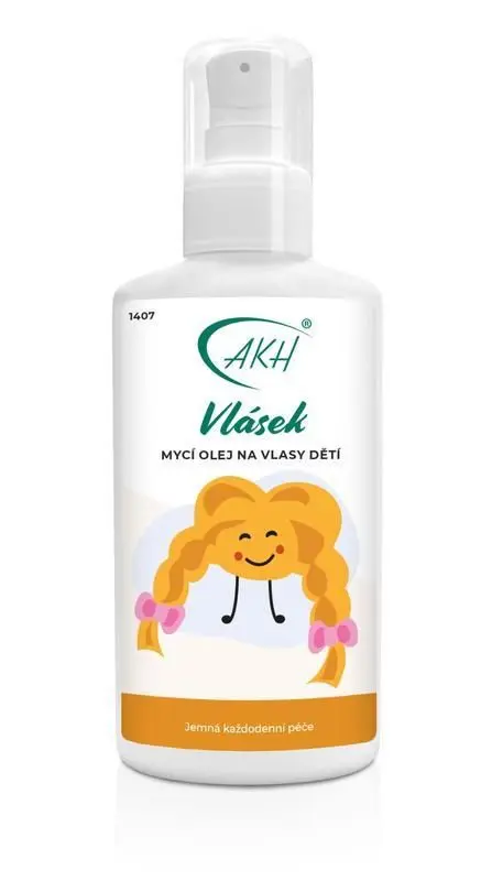Hadek Vlásek dětský mycí olej na vlasy