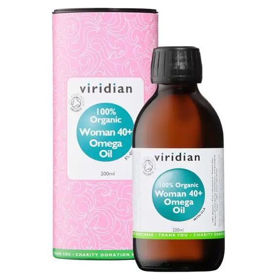 Viridian Woman 40+ Omega Oil Organic 200ml