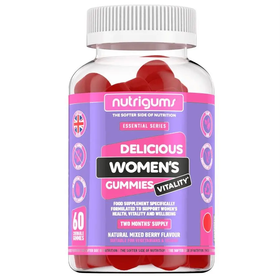 Nutrigums Womens Vitality, ženská vitalita, 60 želé bonbónů