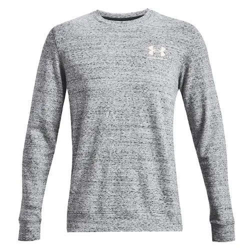 Under Armour UA Rival Terry LC Crew-WHT 1370404-112