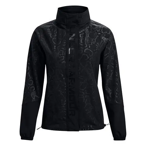 Under Armour UA Rush Woven Print FZ BLK