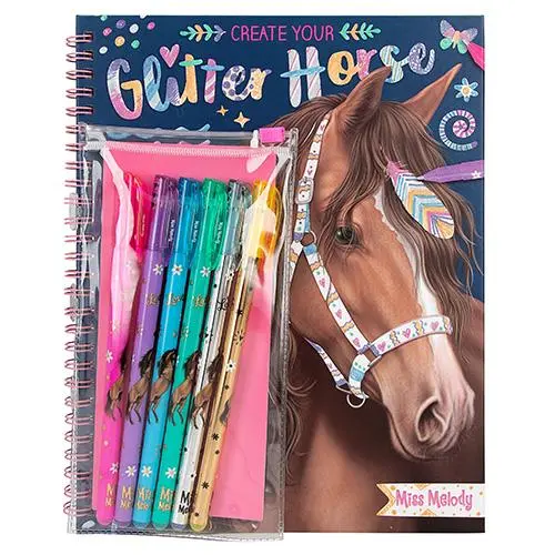Depesche Germany Miss Melody Omalovánka Glitter Horse 3503628