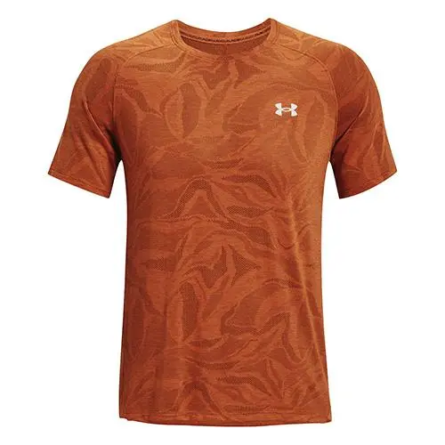 Under Armour STREAKER JACQUARD TEE 1369747-842 oranžové