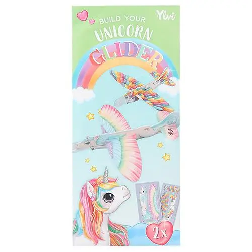 Létající házedlo Ylvi Build your Unicorn Glider, green