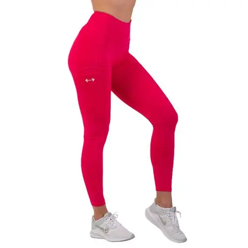 Nebbia Active High-Waist Smart Pocket Leggings Pink