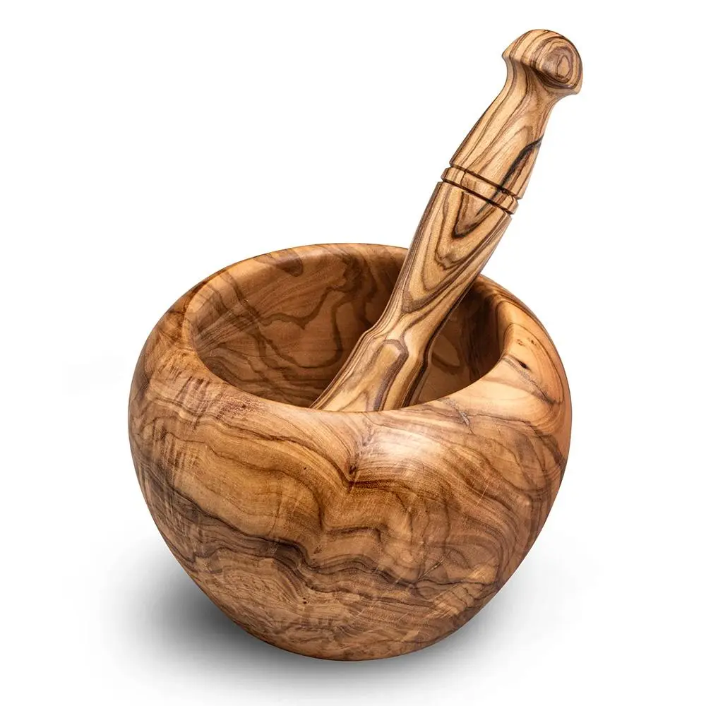 Lion Sabatier Hmoždíř s tloukem 13 cm, hnědá, olivové dřevo,