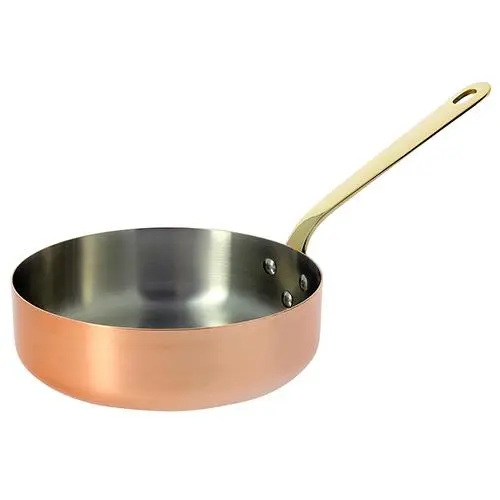 de Buyer Měděná pánev na soté s bronzovou rukojetí Inocuivre 16 cm