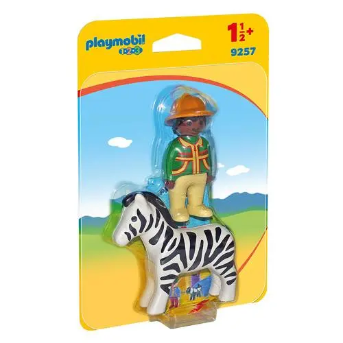 Playmobil 9257 Ošetřovatel a zebra