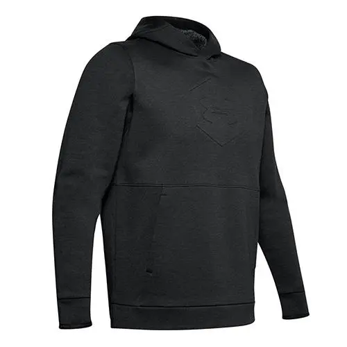 Under Armour Athlete Recovery fleece Graphic Hoodie černá
