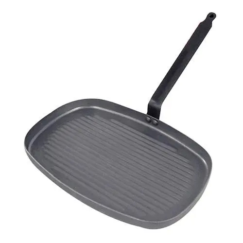 de Buyer Grilovací pánev CARBONE PLUS 38 x 26 cm, ocel