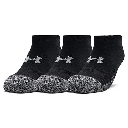 Under Armour ponožky Heatgear No Show 3 Pack Socks Black