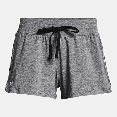 Under Armour Recover Sleep womens Shorts Black Fade heather/metallic silver