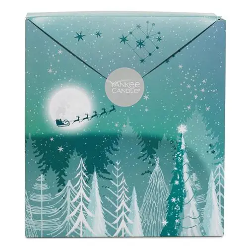 YANKEE CANDLE dárková sada malý tumbler ve vůni Twinkling Lights 1 ks a 3 skleněné votivní
