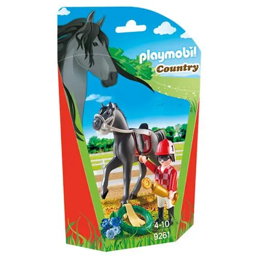 Playmobil 9261 Žokej s koněm