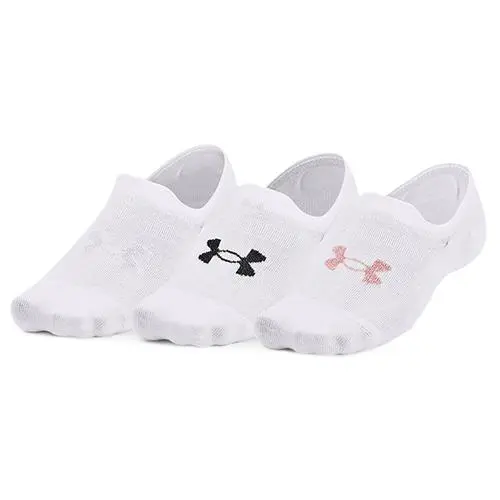 Under Armour UA Essential Ultra LowTab dámské extra nízké ponožky s bezešvou špičkou různá barevná provedení 3 páry v balení