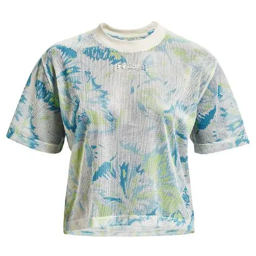 Under Armour Mesh Graphic Tee Dámské tréninkové crop tričko Mesh Graphic Tee