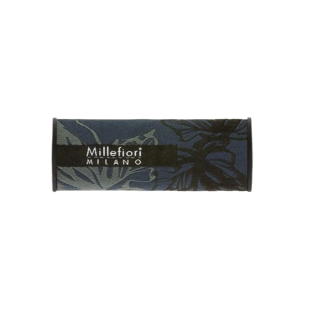 Millefiori Milano Icon - Stříbrný svit design Textile Floral - tmavě modrá 47 g