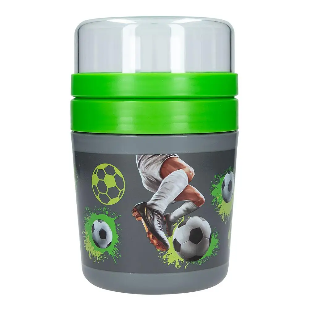 Dvoudílný kelímek na Müsli Action World, fotbalový motiv