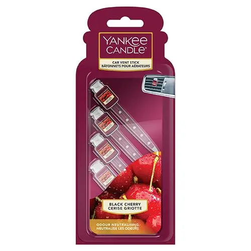 Yankee Candle Vent Sticks vonné kolíčky Black Cherry (Zralé třešně) 4 ks