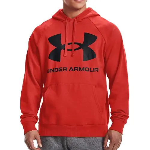 Under Armour Rival Fleece Big Logo HD červená