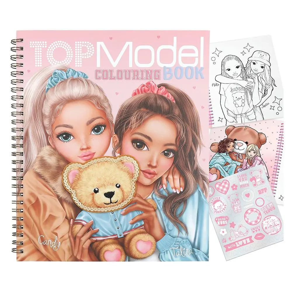 Top Model Omalovánka Colouring Book, Candy, Talita & medvídek