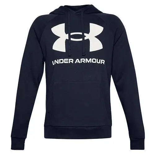 Under Armour Rival Fleece Big Logo HD mikina 1357093-410 Midnight Navy