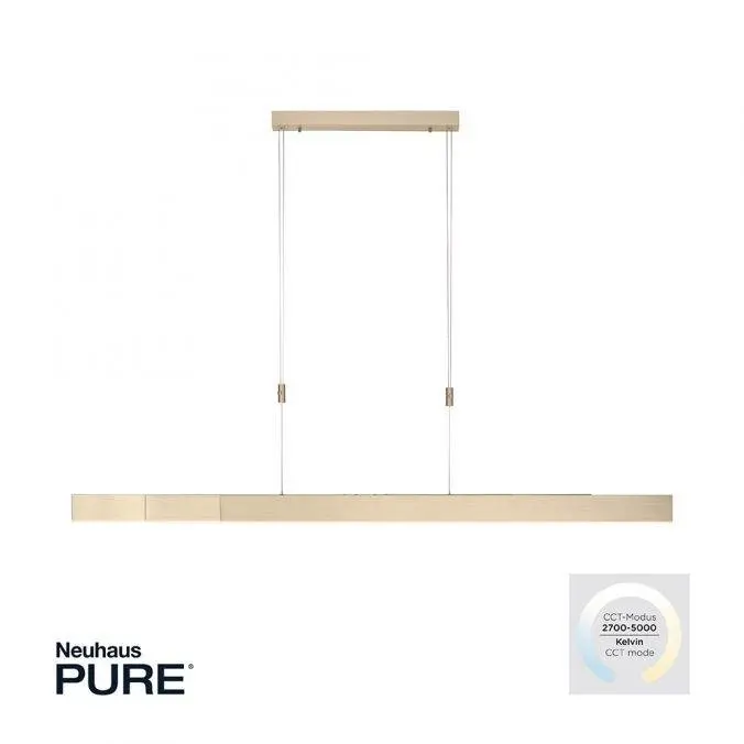 PN 2525-60 Svítidlo závěsné PURE-MOTO LED 3x 13W 2700-5000K nastavitelné zlatá imperial - PAUL NEUHAUS