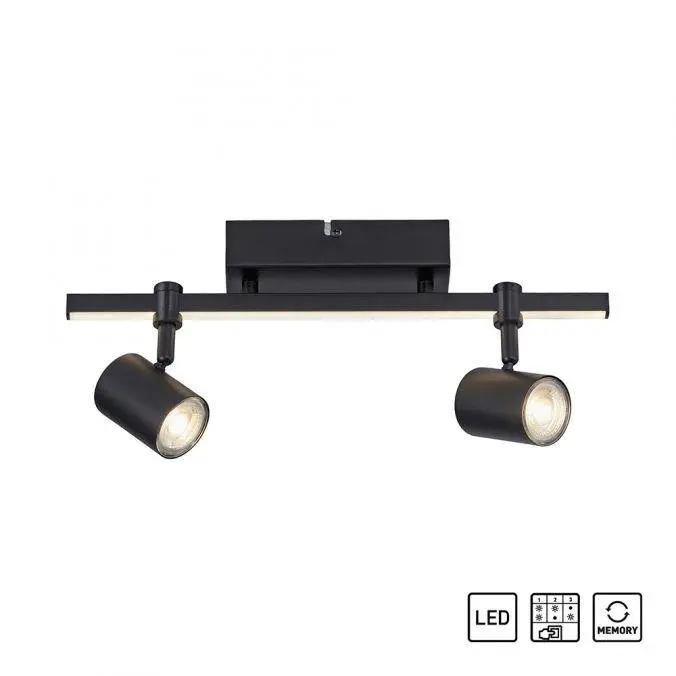 Paul Neuhaus LED 2bodové svítidlo Barik GU10 16W 1100lm 3000K 180x105x400mm