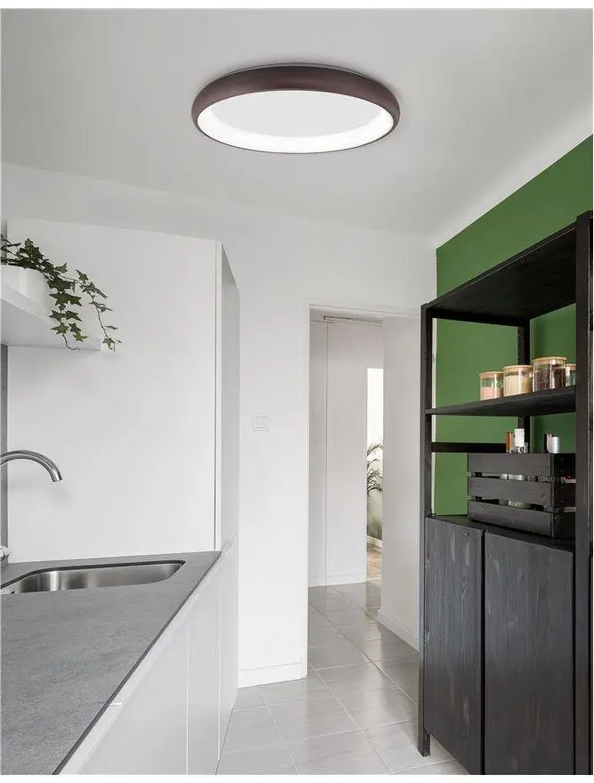 NV 8105612 Stropní svítidlo ALBI hnědý hliník a akryl LED 50W 230V 3000K IP20 stmívatelné - NOVA LUCE